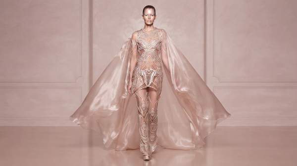 Editorial illustration for From Sketch to Toile: How a Haute Couture Pattern Takes Shape