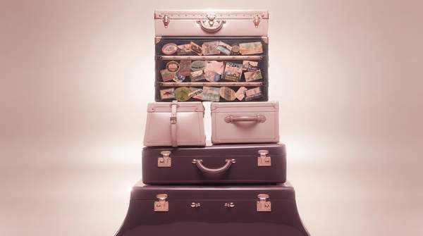 Editorial illustration for From Stackable Trunks to the Monogram: How Louis Vuitton Redefined Luxury Travel