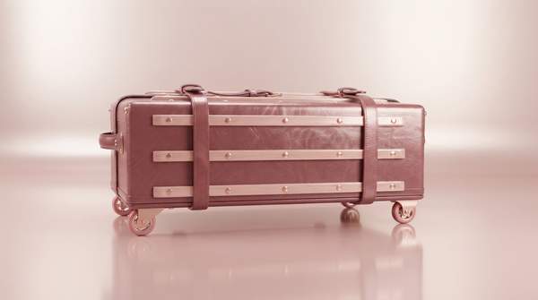 Editorial illustration for How the Flat-Topped Trunk Turned Luggage into a Luxury Status Symbol
